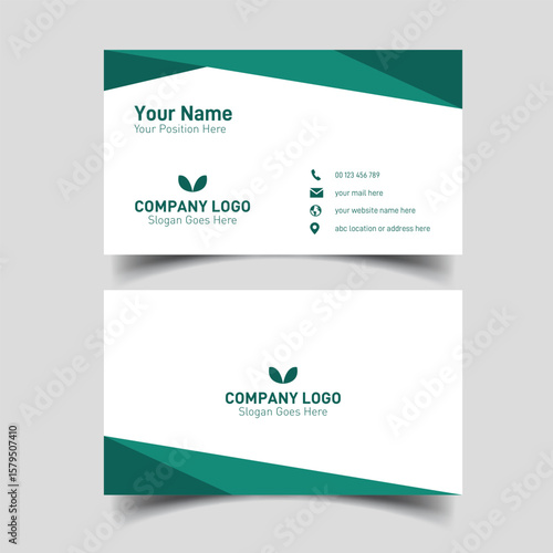 Catering Service Visiting Card Template. Modern & Minimalist Business Card Template