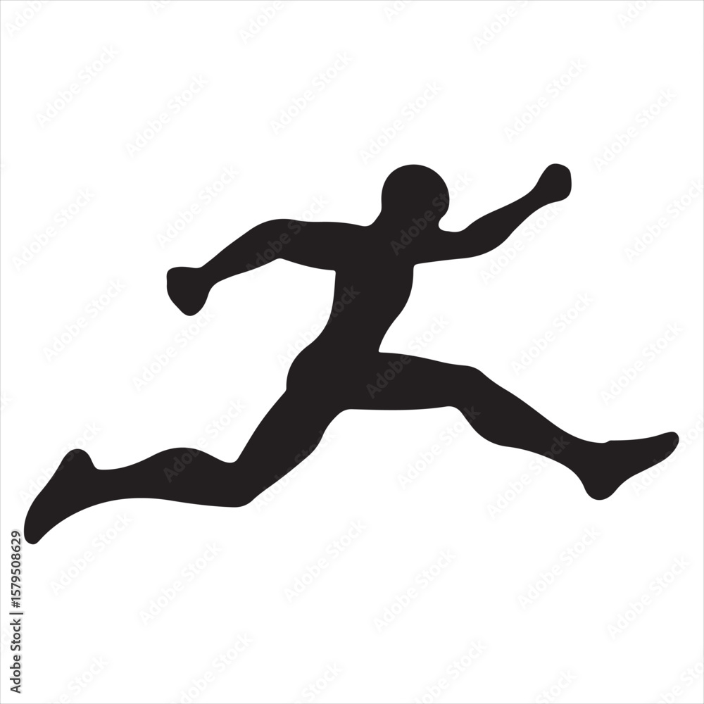 Silhouette Style Vector Jump Logo Design – Energetic Human Figure in Motion, Athletic Sports Icon for Fitness Branding, Gym Posters, Activewear Prints, Motivation, and Health Campaigns Silhouette Style Vector Jump Logo Design – Energetic Human Figure in Motion, Athletic Sports Icon for Fitness Branding, Gym Posters, Activewear Prints, Motivation, and Health Campaigns