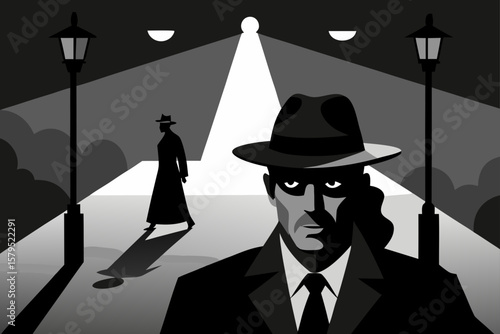 silhouette of a businessman