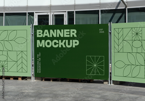 Construction Fence Mockup