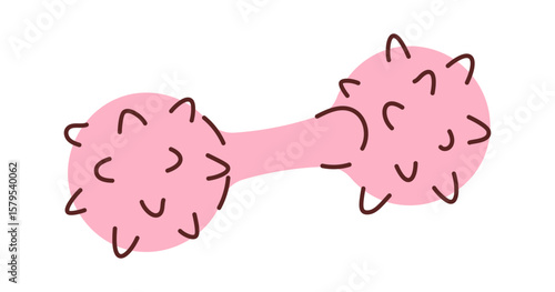 Rubber bone toy pet accessory