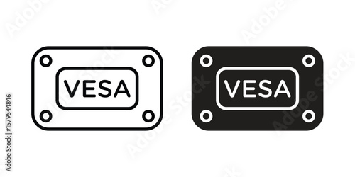 Vesa icon Logo Design Vector Template Illustration