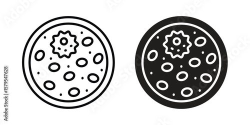 Leukemia icon Logo Design Vector Template Illustration