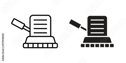 Floor sanding machine icon Logo Design Vector Template Illustration