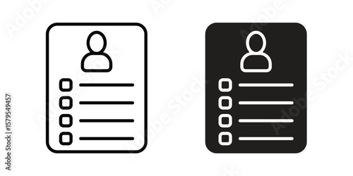 Curriculum icon Logo Design Vector Template Illustration