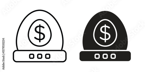Business incubator icon Logo Design Vector Template Illustration