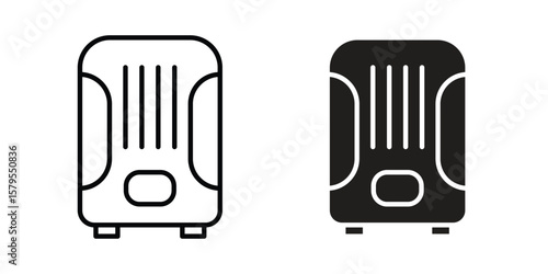 Air purifier icon Logo Design Vector Template Illustration