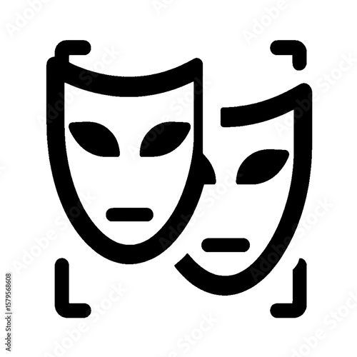 Theatrical Masks with Digital Distortion