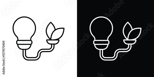 Biomass energy icon