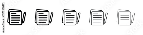 Wills and trusts icon in web style. Vector illustration. Eps10