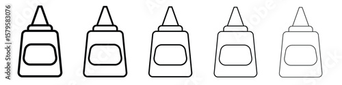 Glue icon in web style. Vector illustration. Eps10