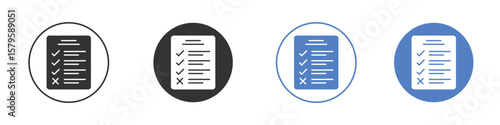 Survey icon concept. solid style icon designs for website, app, UI.