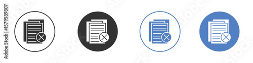 Paperless icon concept. solid style icon designs for website, app, UI.