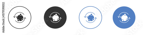 Metabolism icon concept. solid style icon designs for website, app, UI.