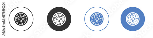 Leukemia icon concept. solid style icon designs for website, app, UI.