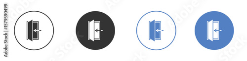 Inside icon concept. solid style icon designs for website, app, UI.