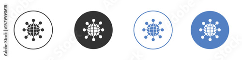 Hub icon concept. solid style icon designs for website, app, UI.