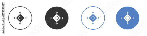 Flexibility icon concept. solid style icon designs for website, app, UI.