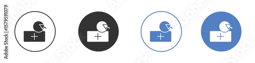 Drag and drop icon concept. solid style icon designs for website, app, UI.