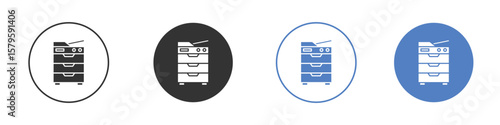 Copier icon concept. solid style icon designs for website, app, UI.