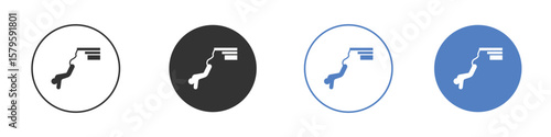 Bungee jumping icon concept. solid style icon designs for website, app, UI.