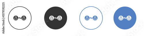 Affiliate link icon concept. solid style icon designs for website, app, UI.