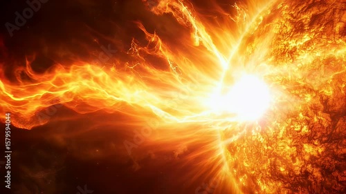 Massive solar flares erupt from the sun’s surface into space