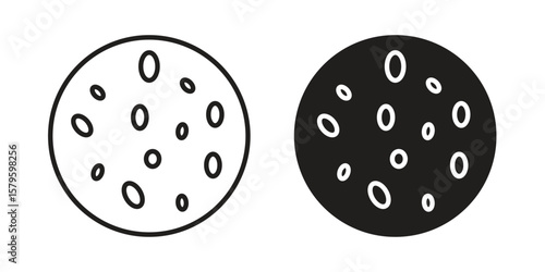 Thalassaemia icon vector, sign and symbol for design, website or apps elements.