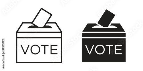 Referendum icon vector, sign and symbol for design, website or apps elements.