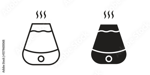 Humidifier icon vector, sign and symbol for design, website or apps elements.