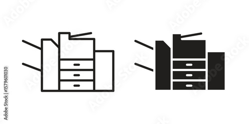 Copier icon vector, sign and symbol for design, website or apps elements.