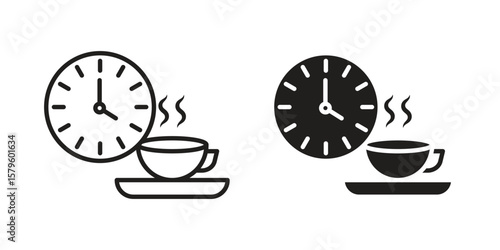 Break icon vector, sign and symbol for design, website or apps elements.