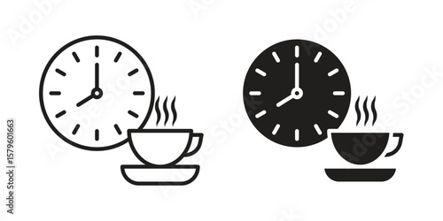 Break icon vector, sign and symbol for design, website or apps elements.