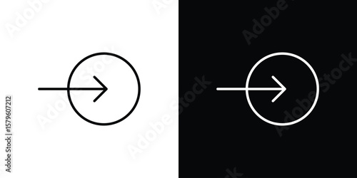 Inside icon vector symbols pack in black and white lines