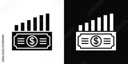 capital gain icon collection. Flat illustration of vector icon