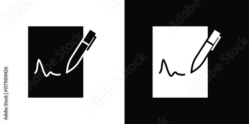 Write icon collection. Flat illustration of vector icon