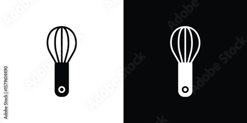 Whisk icon collection. Flat illustration of vector icon