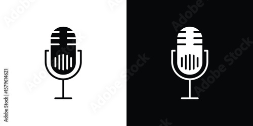 Voice recognition icon collection. Flat illustration of vector icon