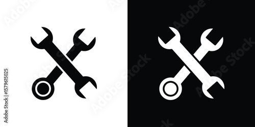 Tools icon collection. Flat illustration of vector icon