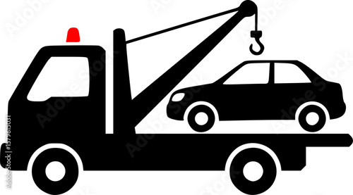 Tow Vehicle Car Assistance Icon
