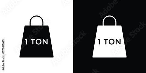 Tonne icon collection. Flat illustration of vector icon