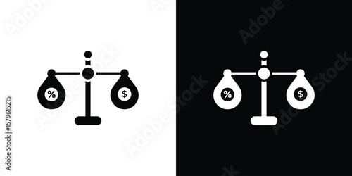 Taxes icon collection. Flat illustration of vector icon
