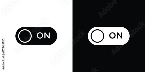 Switch icon collection. Flat illustration of vector icon