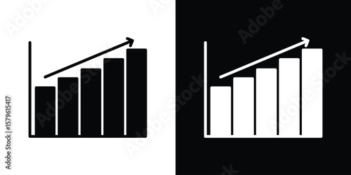 Stagflation icon collection. Flat illustration of vector icon