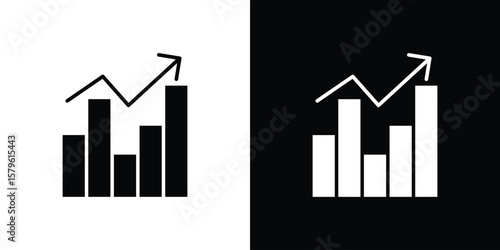 Stagflation icon collection. Flat illustration of vector icon