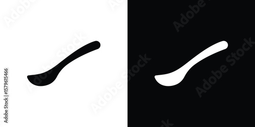 Spoon icon collection. Flat illustration of vector icon