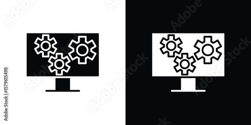 Software icon collection. Flat illustration of vector icon
