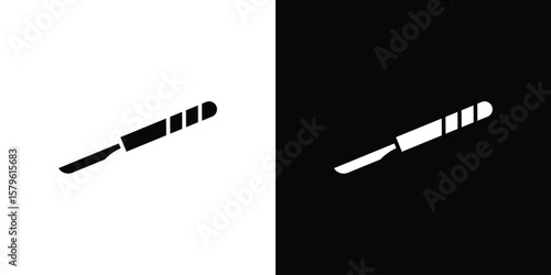 Scalpel icon collection. Flat illustration of vector icon