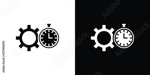 Productivity icon collection. Flat illustration of vector icon