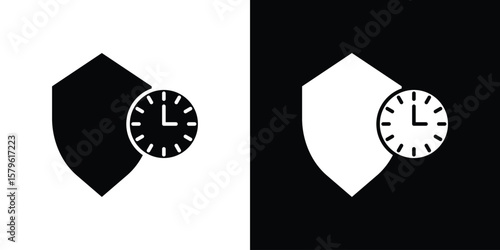 Long term icon collection. Flat illustration of vector icon